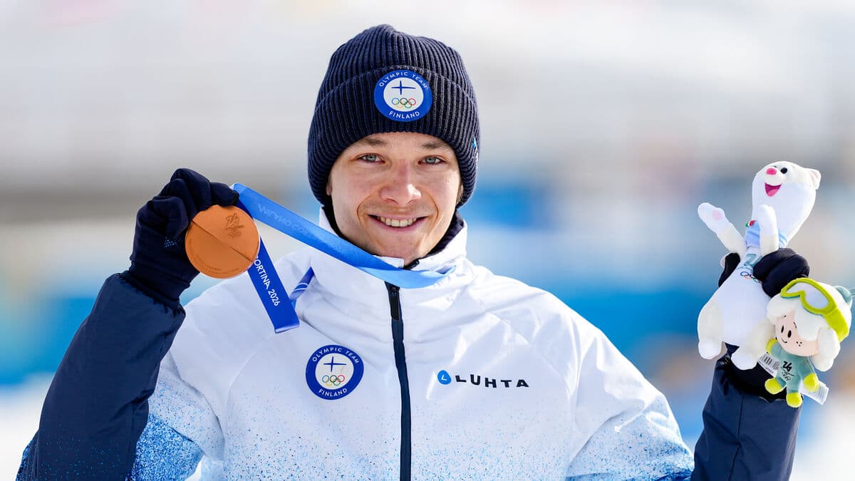 Finland's first medal since 2022