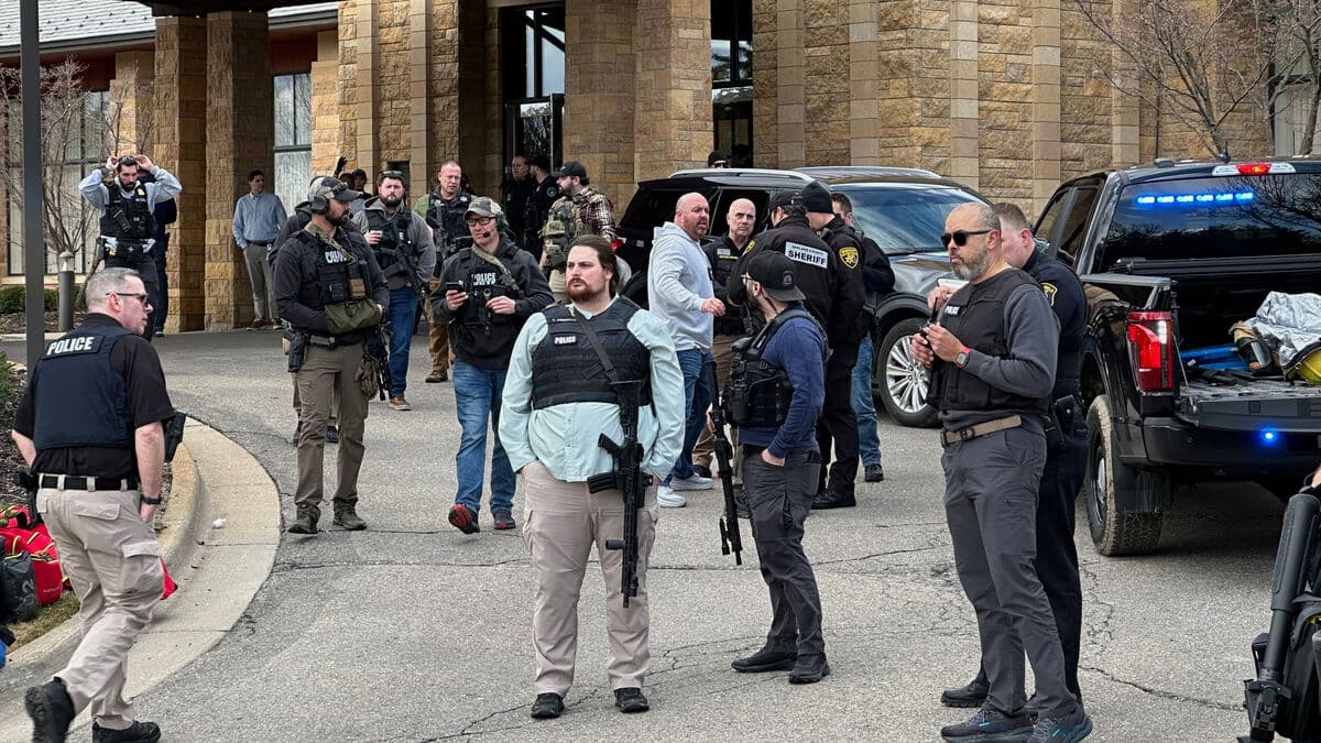 Relief after gunshots at West Bloomfield synagogue