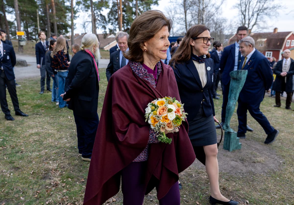Queen Silvia Resting After Successful Foot Surgery