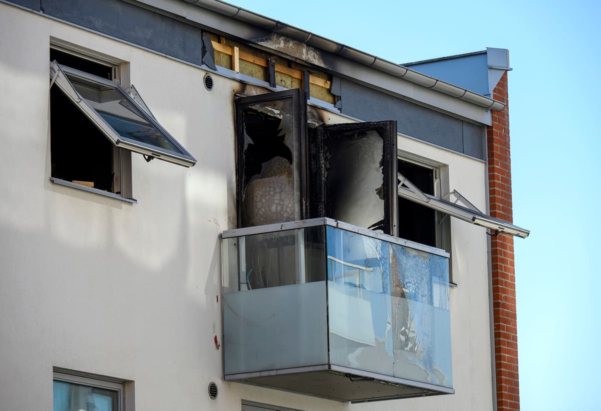 Man Critically Injured in Helsingborg Apartment Fire; Boy Severely Hurt