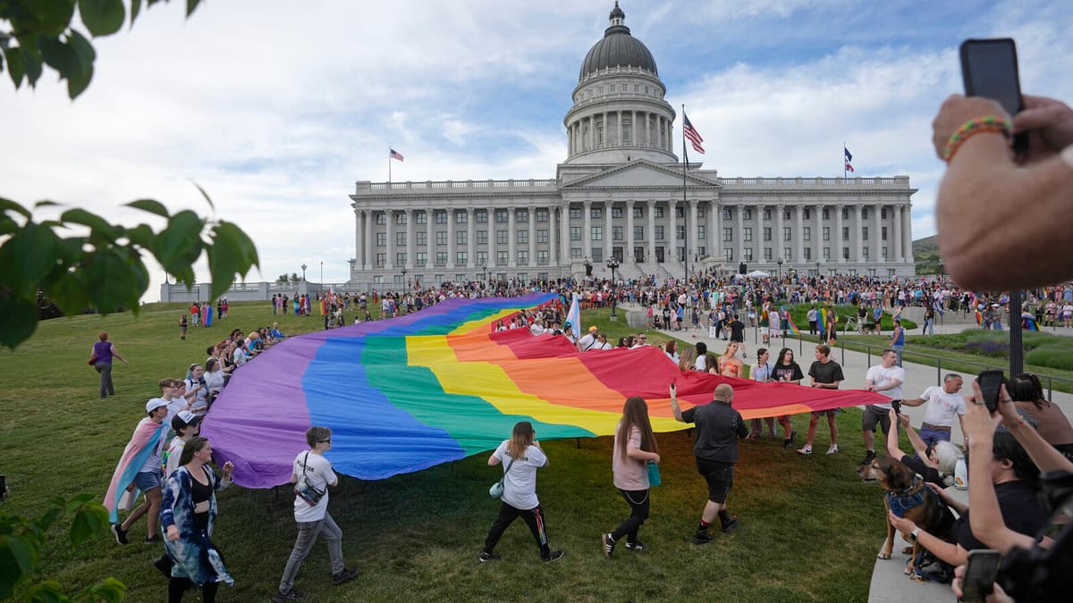 Utah Enacts Ban on Rainbow Flags in Schools and Government Buildings