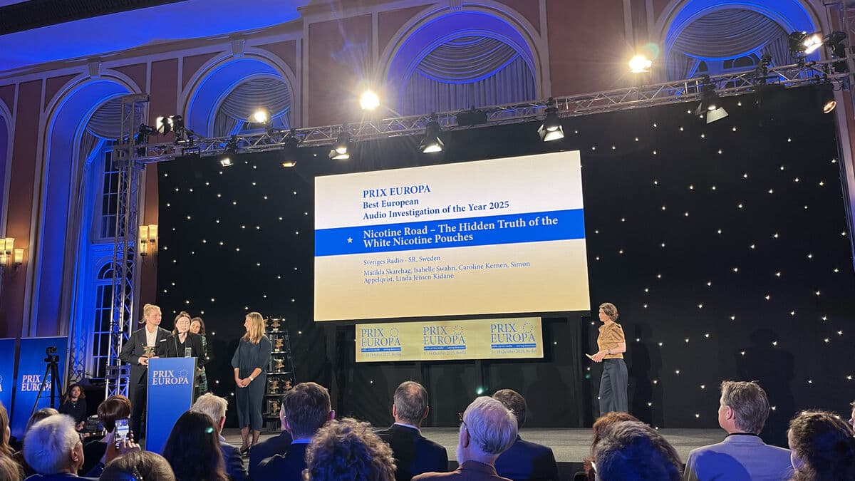 Snus Documentary Wins European Radio Prize at Prix Europa