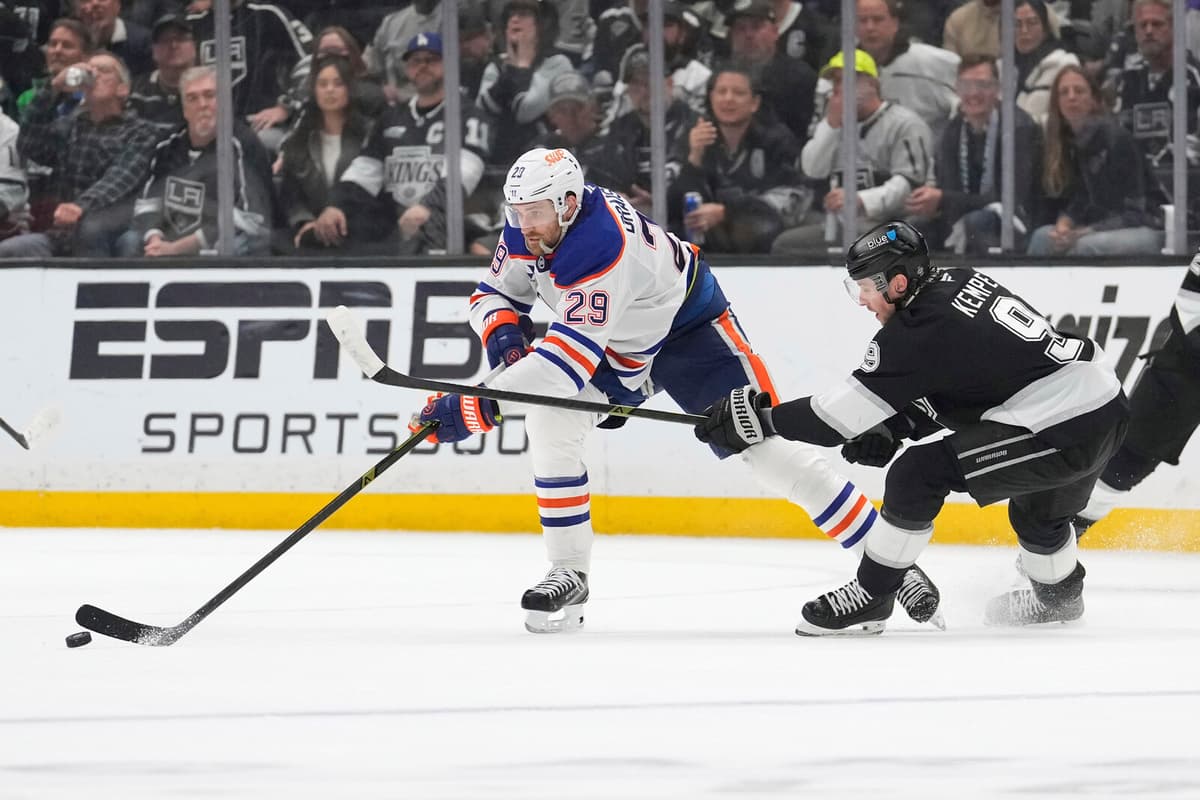 Adrian Kempe's Season Ends as Edmonton Eliminates Los Angeles in NHL Playoffs