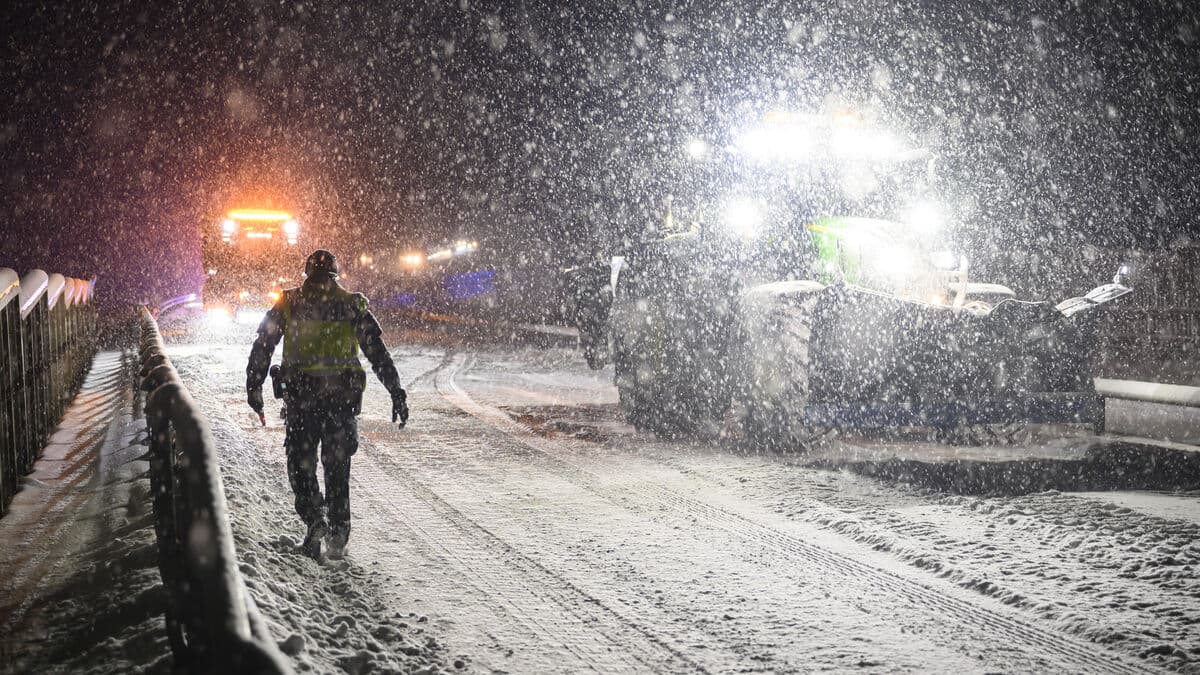 Snowy weather expected in Skåne - train services cancelled between Ystad and Simrishamn