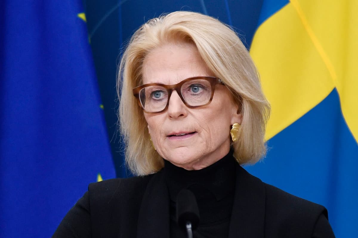 Finance Minister Elisabeth Svantesson on inflation: "Not worried"