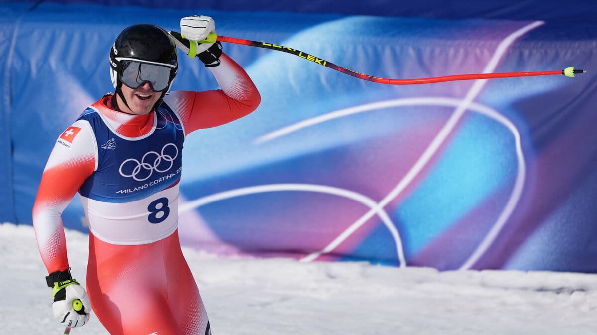 Swiss win first gold medal at Winter Olympics