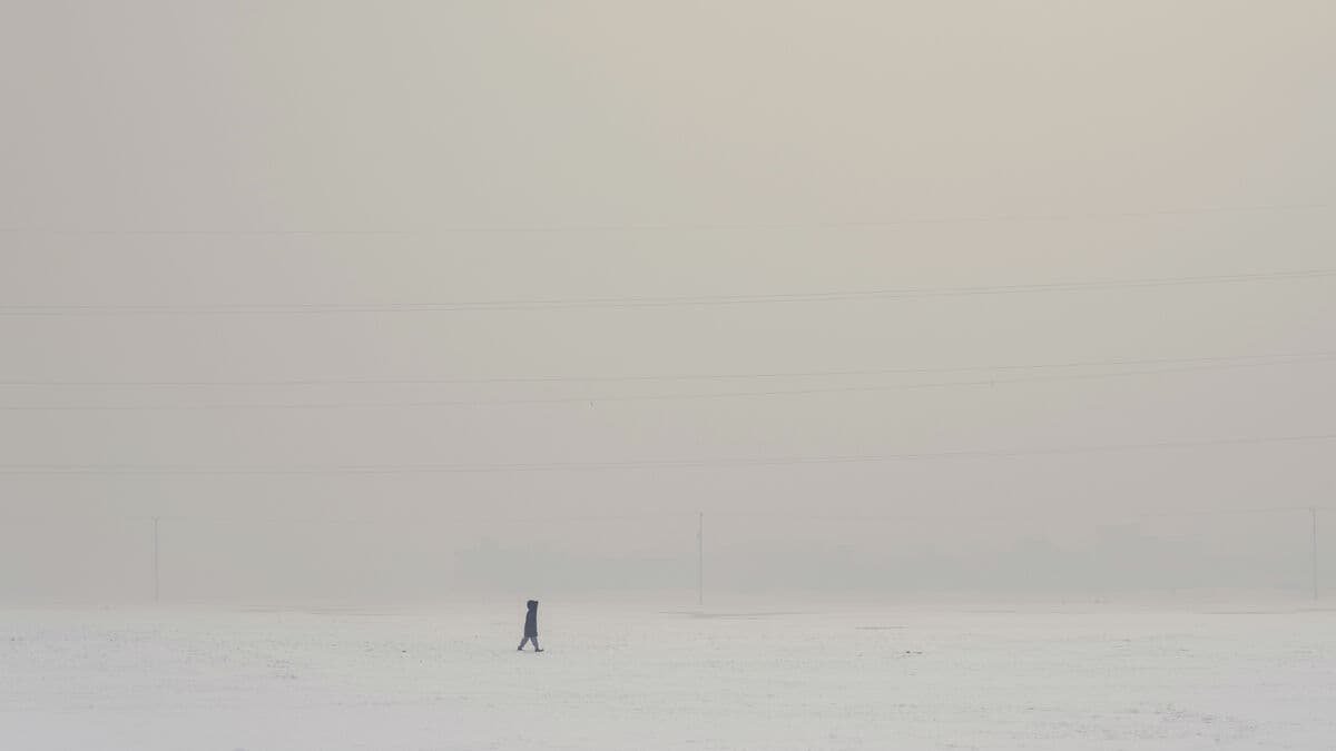 Snowstorm in Afghanistan brings sadness and joy