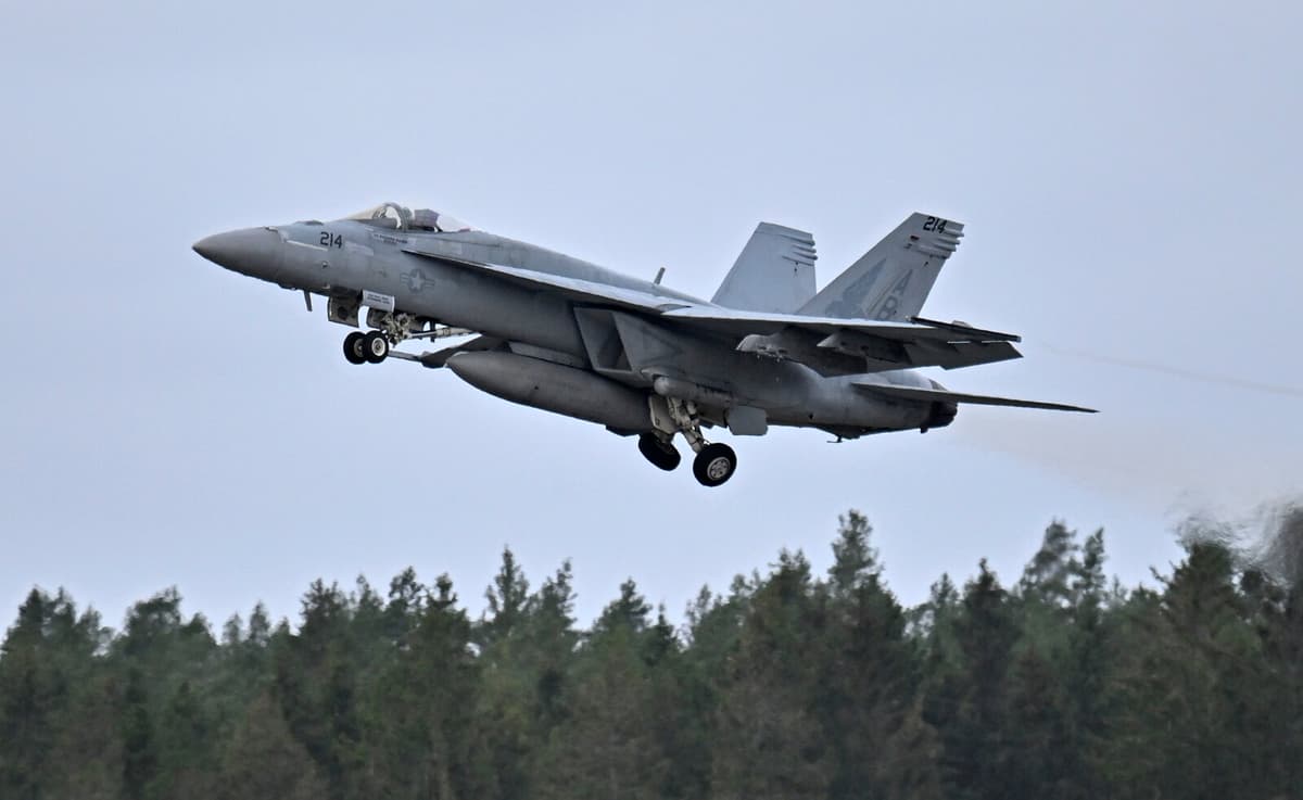 Fighter Jet Crashes in Finland Pilot Safely Ejects