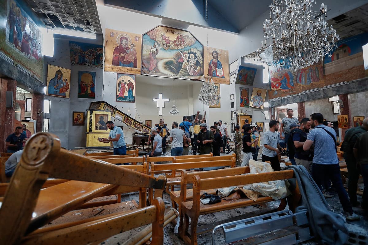 Suicide Attack on Damascus Church Leaves at Least 20 Dead