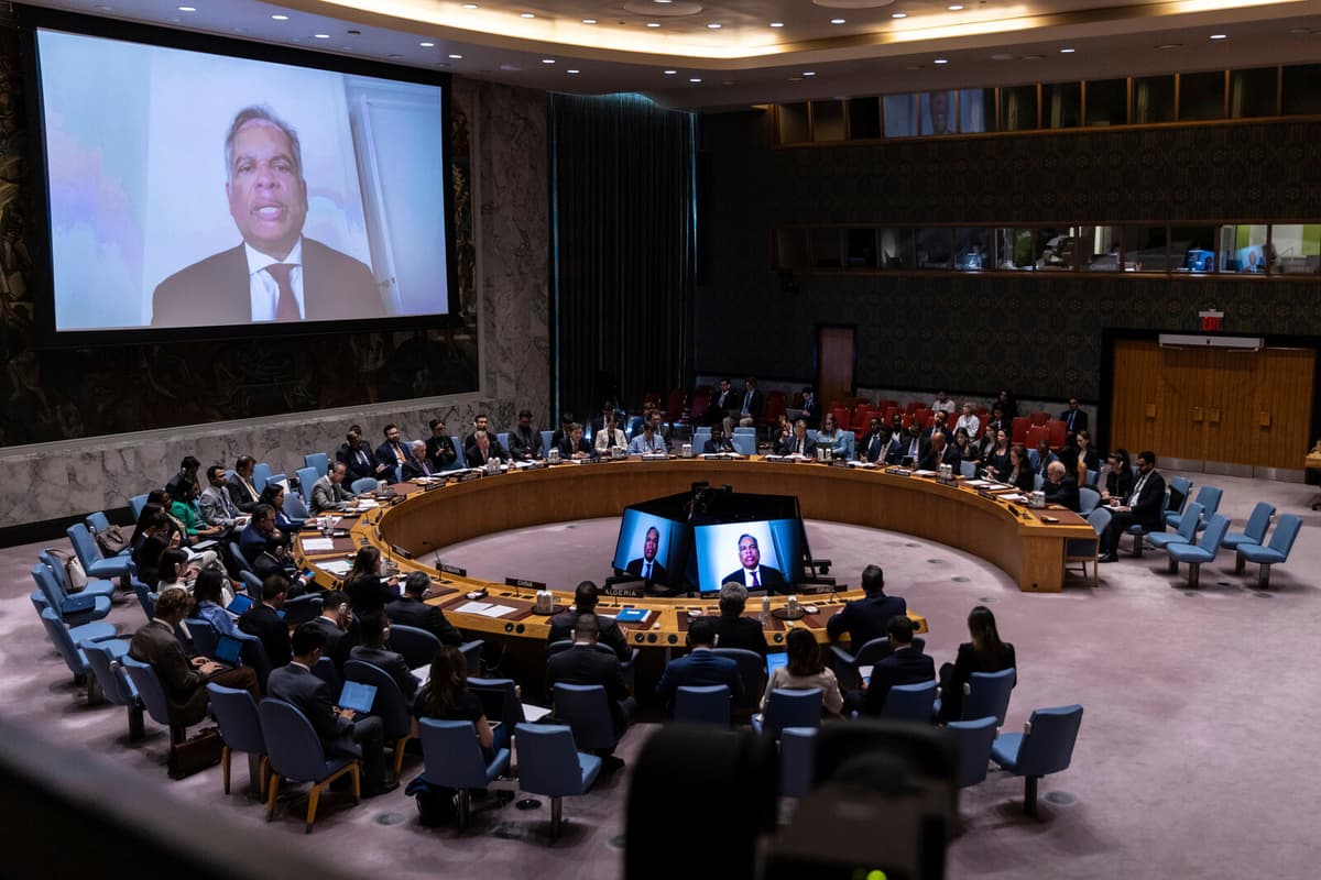 UN Security Council Meets in New York to Discuss Israel's Gaza Plan