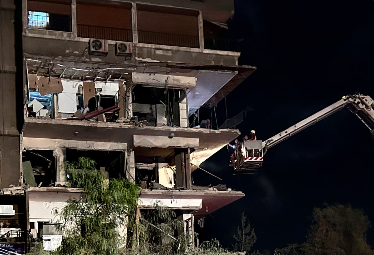 Israeli attack on residential building in Syria