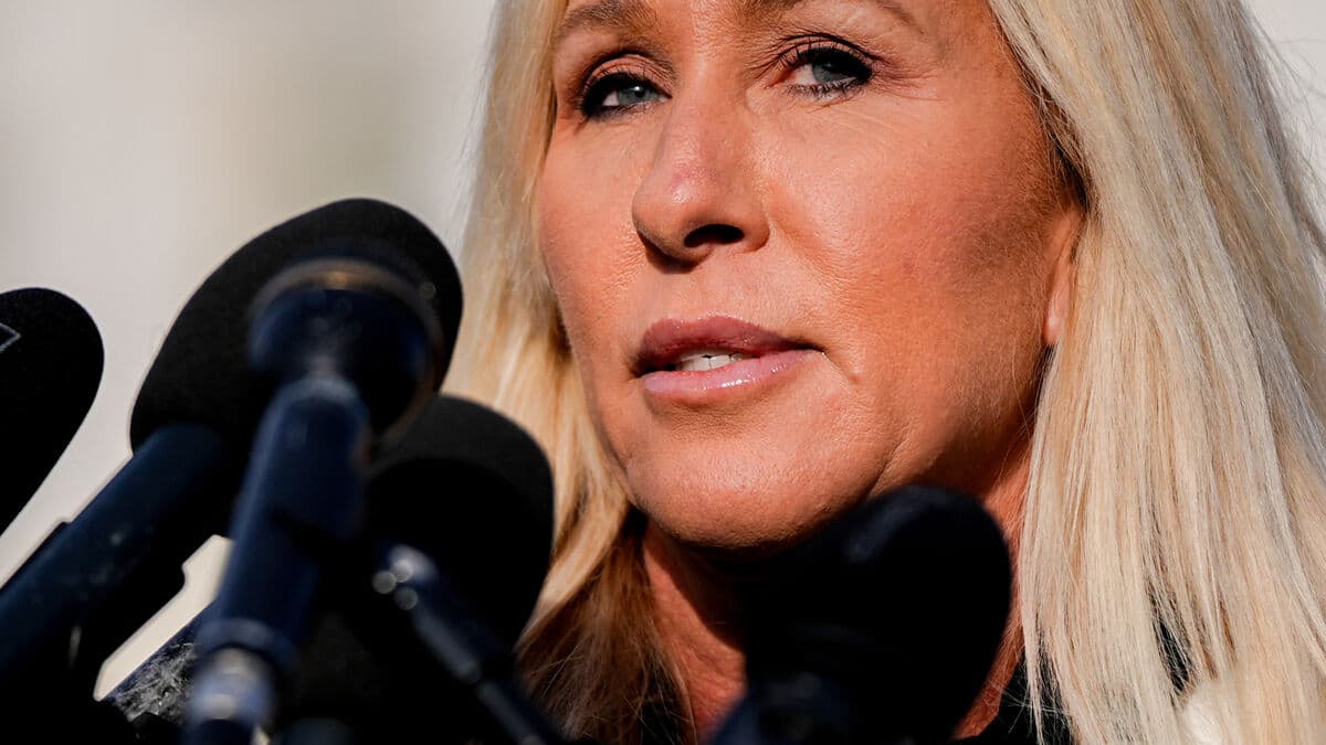 Taylor Greene leaves Congress after Trump row