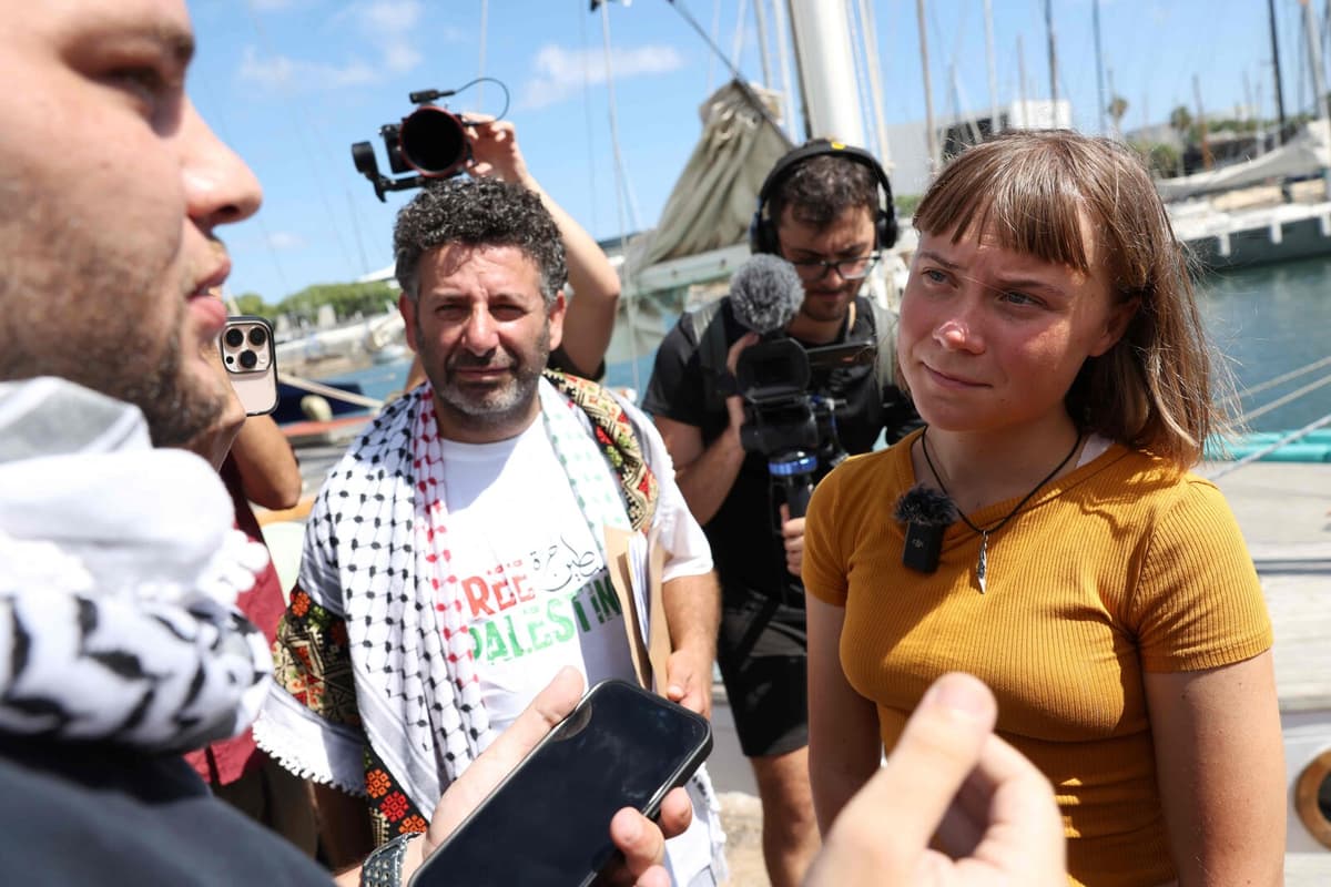 Greta Thunberg Joins Flotilla to Gaza Strip to Challenge Blockade