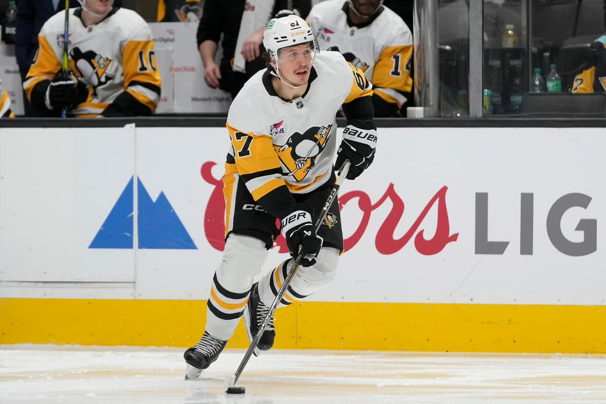 Rakell Shines with Goal and Assist in Pittsburgh's Win Over Columbus