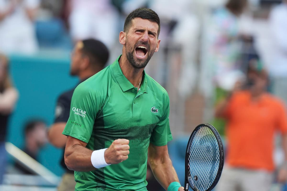 Djokovic Advances to Miami Semifinals, Sets New Masters Record