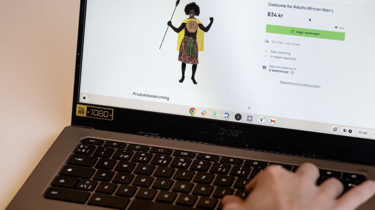 Blackface ad on Cdon again – despite the promise