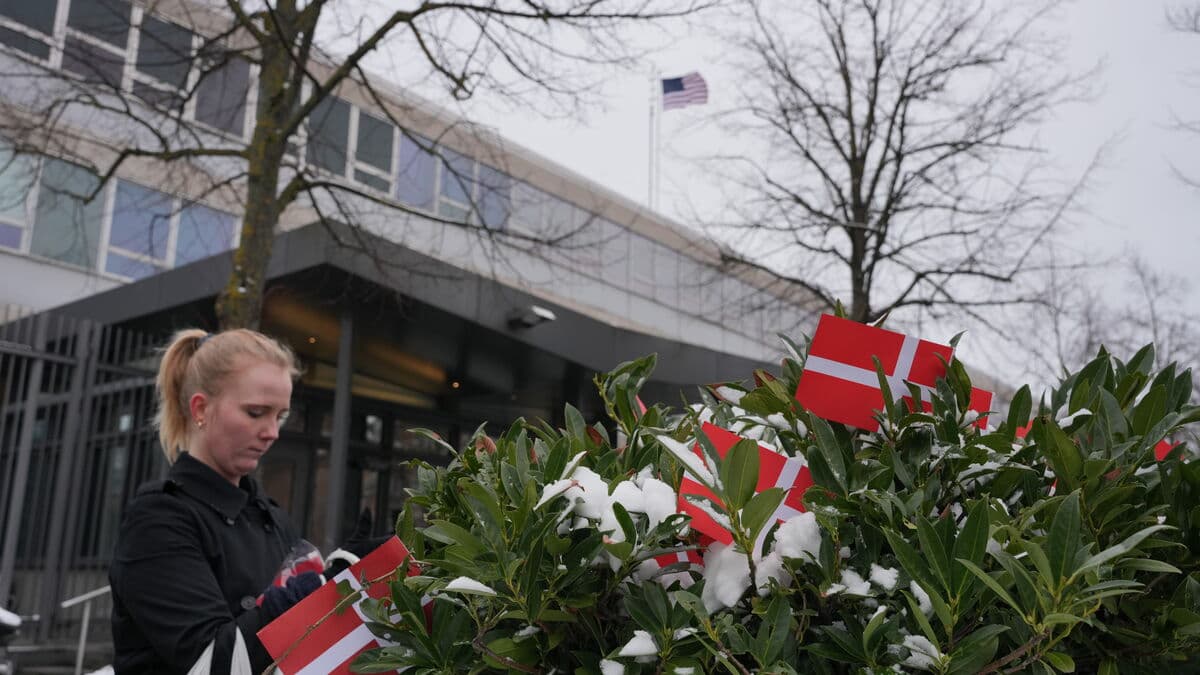 After Trump's NATO outburst, flag brawl in Copenhagen