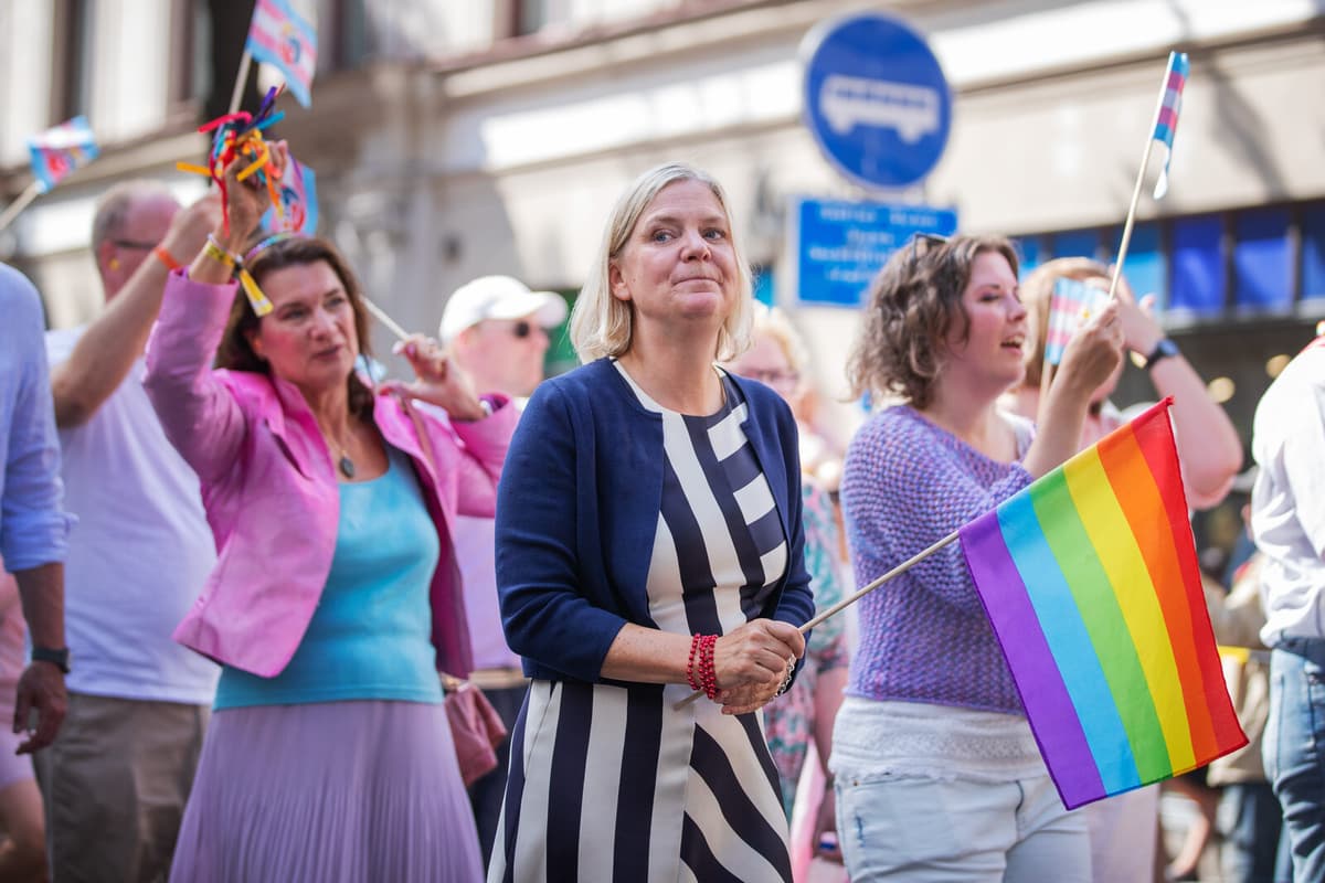 Kristersson and Busch to Miss This Year's Stockholm Pride Parade