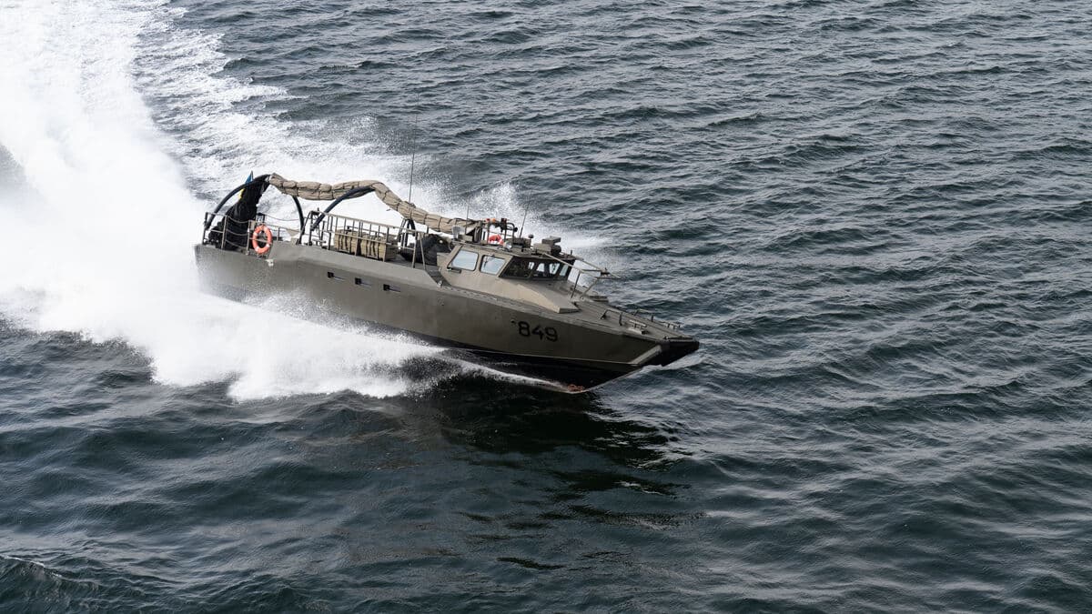 Ukrainian sailors in Sweden – being trained for combat