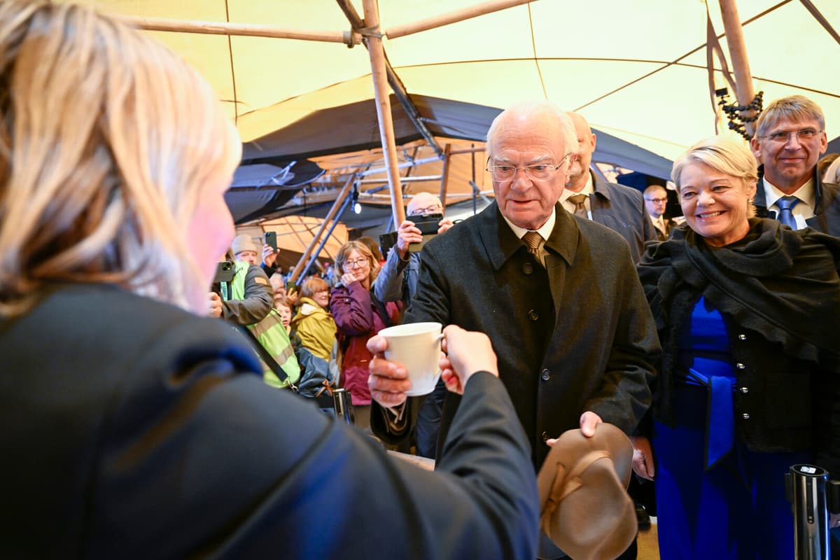 King Carl Gustaf Attends Kiruna Church Move and Sets Coffee World Record