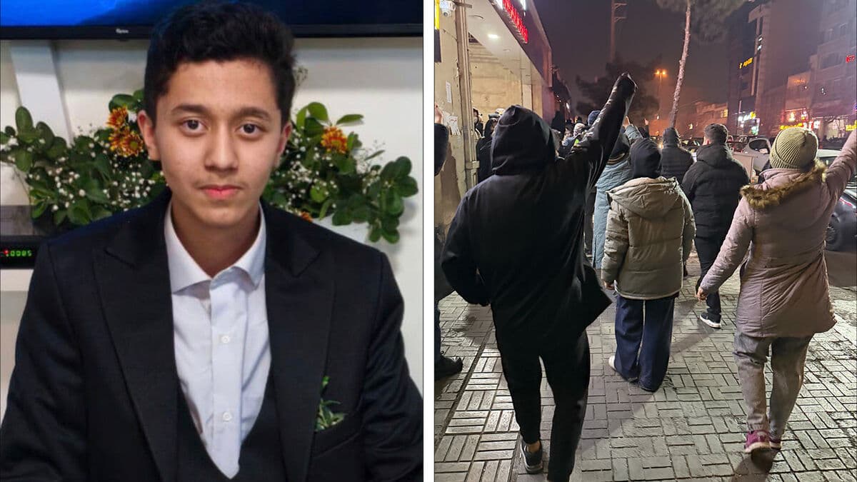 16-year-old Sina was killed in Iran: They shot all the young people