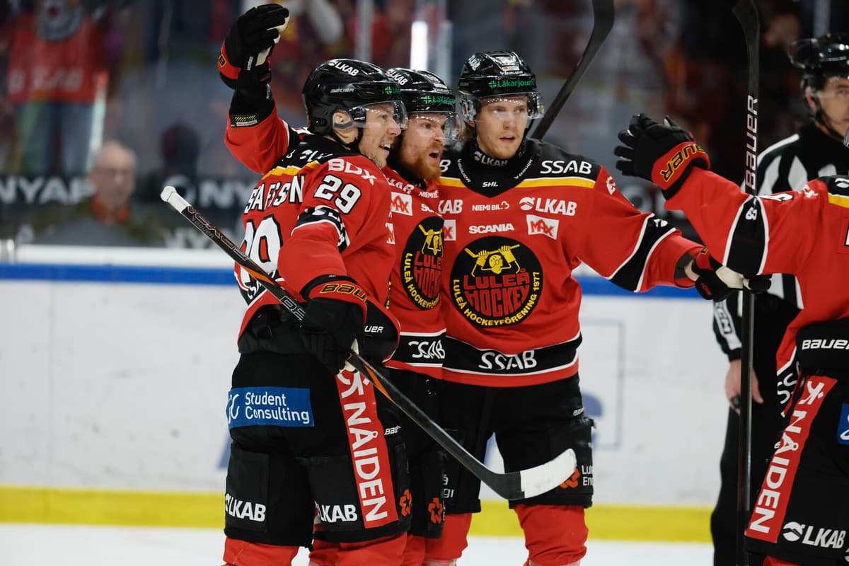 Luleå Dominates Frölunda 5-1, Nears Ice Hockey Final