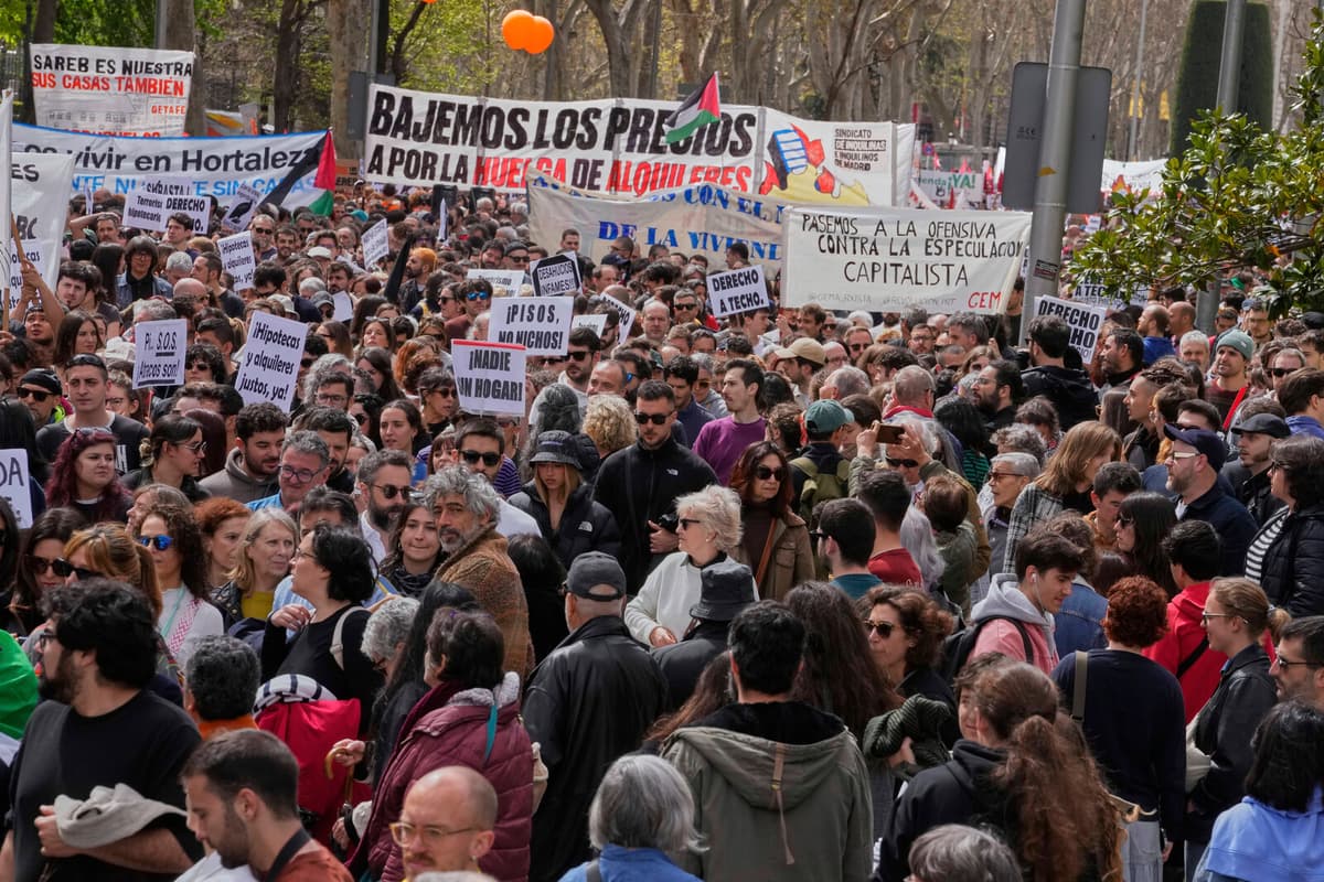 Thousands Rally Across Spain Over Soaring Housing Costs