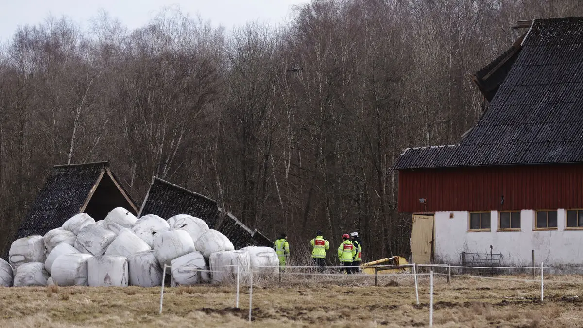 Landslide on Hisingen in Gothenburg - area of 2,000 square meters