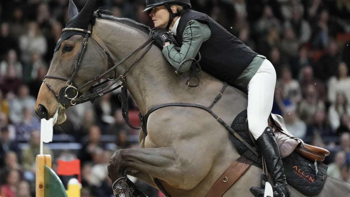Baryard Johnsson third on star horse Indiana at Gothenburg World Cup