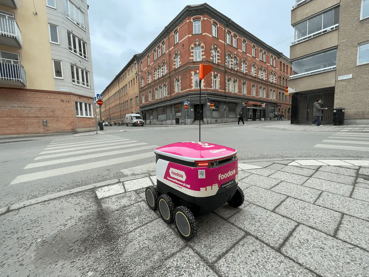 Robot Food Deliveries Have Arrived in Sweden and Södermalm