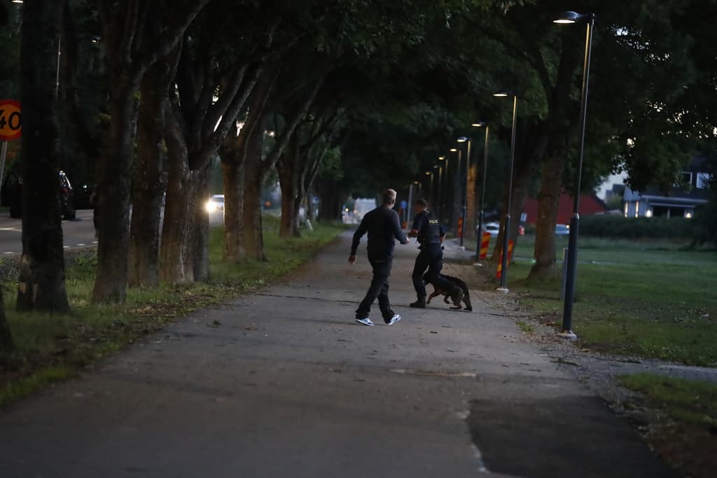 Young man arrested after Åkersberga shooting