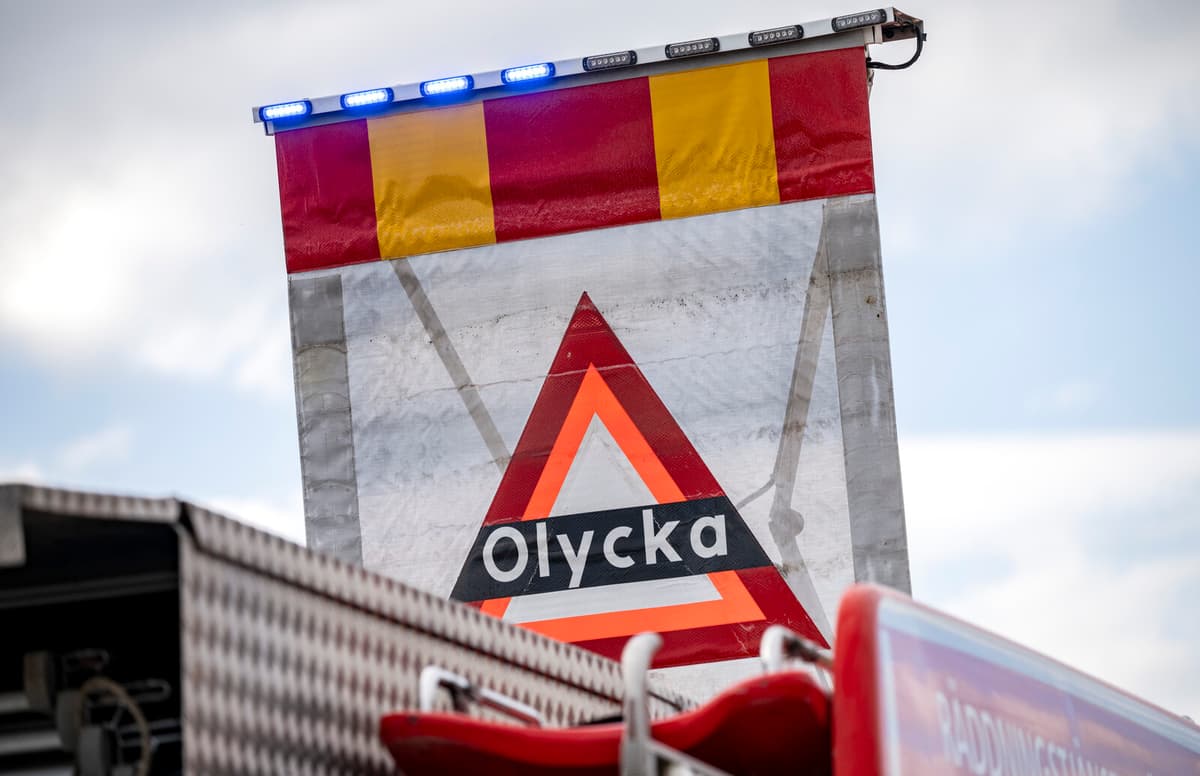 One person taken to hospital after kitchen accident on the E4 highway