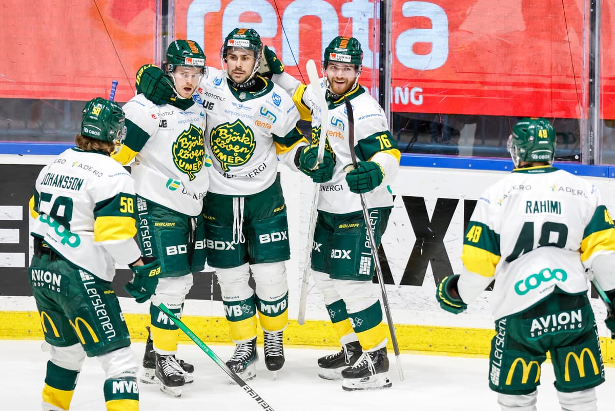 Björklöven took their fifth in a row after a second of drama